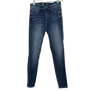 Kut from the Kloth Skinny Jeans Mia High Rise Fab Ab Toothpick Medium Wash 2